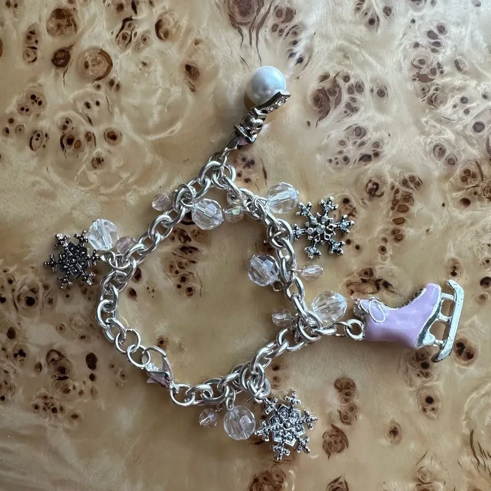 Winter Wonderland Enamel Charm Bracelet